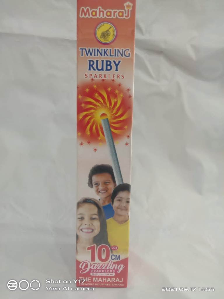 10cm. Red Sparklers